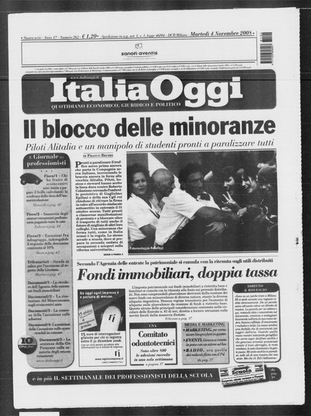 Italia oggi : quotidiano di economia finanza e politica